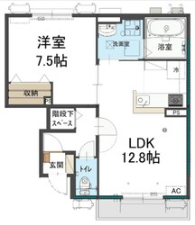 コンフォートはしばの物件間取画像